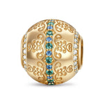 Brilliant SpringTarnish-resistant Silver Charms In 14K Gold Plated