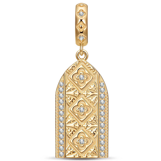 gona- Parisian Gleam Tarnish-resistant Silver Dangle Charms In 14K Gold Plated