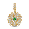 Permeating Aroma Tarnish-resistant Silver Dangle Charms In 14K Gold Plated