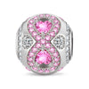 Enduring Affection Tarnish-resistant Silver Charms In White Gold Plated