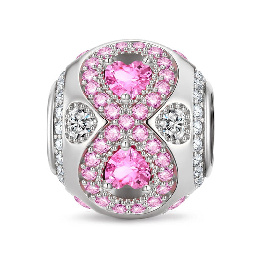 gona- Enduring Affection Tarnish-resistant Silver Charms In White Gold Plated
