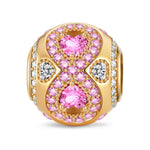 Enduring Affection Tarnish-resistant Silver Charms In 14K Gold Plated