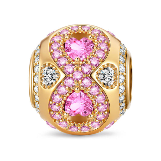 gona- Enduring Affection Tarnish-resistant Silver Charms In 14K Gold Plated