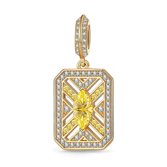 gon- Temporal Treasures Tarnish-resistant Silver Dangle Charms In 14K Gold Plated