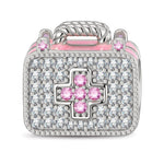 Boo-Boo Buddy Tarnish-resistant Silver Charms In White Gold Plated