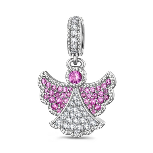 gona- Eternal Guardians Tarnish-resistant Silver Dangle Charms In White Gold Plated
