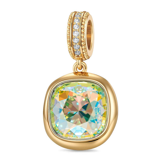 gona- Concinnity Brilliance Tarnish-resistant Silver Dangle Charms In 14K Gold Plated