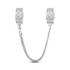 Sterling Silver Connection of Love Safety Chain In Silver Plated
