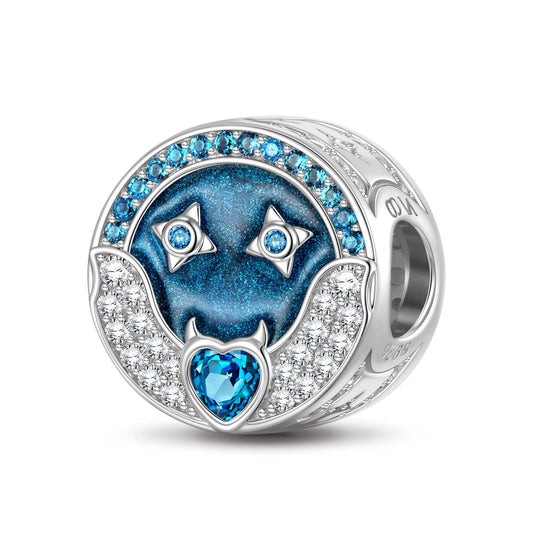 gona- Sterling Silver The Gremlins Charms With Enamel In White Gold Plated