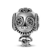 Sterling Silver The Muppets of Horror Dangle Charms With Enamel In Blackened 925 Sterling Silver