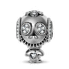 Sterling Silver The Muppets of Horror Dangle Charms With Enamel In Blackened 925 Sterling Silver