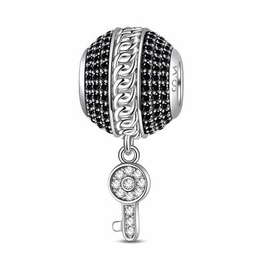 gona- Sterling Silver The Only Love Dangle Charms In Two-Tone Plating