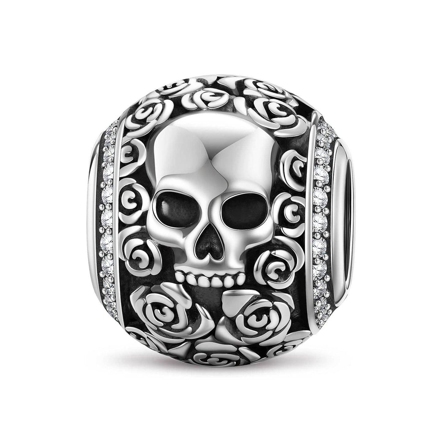 Sterling Silver XL Size Charms In Blackened 925 Sterling silver