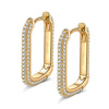 Shimmering Beauty Tarnish-resistant Silver Classic Earrings with Sterling Silver Ear Post In 14K Gold Plated