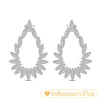 [💥As @JeannieBASMR's Pick] Blossoming Phoenix Tarnish-resistant Silver Classic Earrings with Sterling Silver Ear Post In White Gold Plated