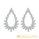 [💥As @JeannieBASMR's Pick] Blossoming Phoenix Tarnish-resistant Silver Classic Earrings with Sterling Silver Ear Post In White Gold Plated