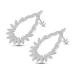 [💥As @JeannieBASMR's Pick] Blossoming Phoenix Tarnish-resistant Silver Classic Earrings with Sterling Silver Ear Post In White Gold Plated