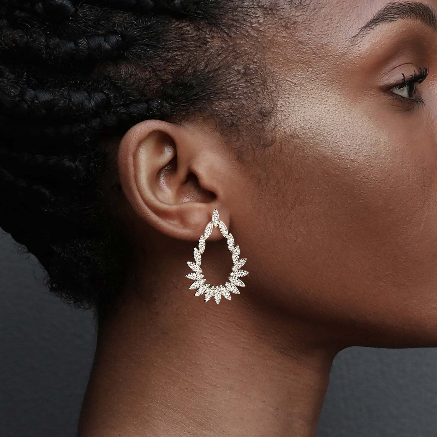 [💥As @JeannieBASMR's Pick] Blossoming Phoenix Tarnish-resistant Silver Classic Earrings with Sterling Silver Ear Post In White Gold Plated
