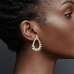 [💥As @JeannieBASMR's Pick] Blossoming Phoenix Tarnish-resistant Silver Classic Earrings with Sterling Silver Ear Post In White Gold Plated