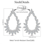 [💥As @JeannieBASMR's Pick] Blossoming Phoenix Tarnish-resistant Silver Classic Earrings with Sterling Silver Ear Post In White Gold Plated