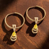 Citrine Yellow / Tarnish-resistant Silver (S180)