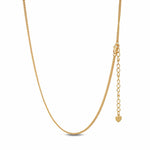 Sterling Silver Classic Chain Necklace In 14K Gold Plated