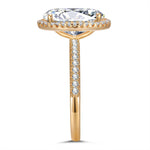 Exclusive Sale: IGI Certified Lab-Grown Oval Brilliant Cut Diamond - And Get a 14K Yellow Gold Plated Ring Holder For Free (Includes IGI Certification from International Gemological Institute)