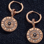 [💥As @svetlana_rusan's Pick] Evil Eyes Tarnish-resistant Silver Charms Earrings Set In Rose Gold Plated