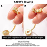Sterling Silver Heart's Sweetling Charms Bracelet Set With Enamel In 14K Gold Plated (Includes bracelet and all charms shown)