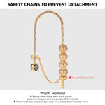 Sterling Silver Sunken Symphony Charms Bracelet Set In 14K Gold Plated (Includes bracelet and all charms shown)