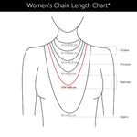 Sterling Silver Adjustable Rope Chain Necklace with Slider Clasp Summer Travel Charms Necklace Set In 14K Gold Plated