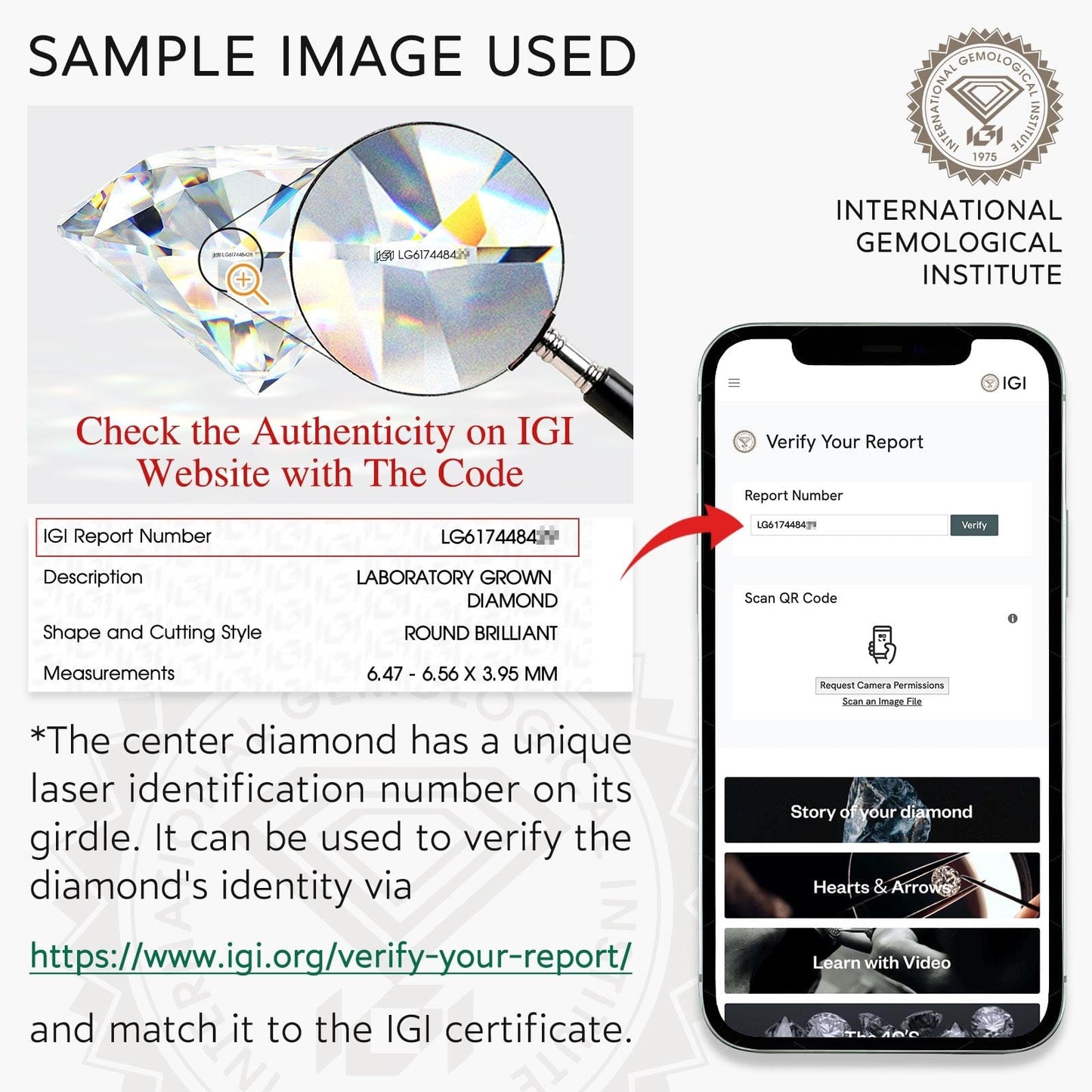 IGI Certified Oval Brilliant Cut Lab-Grown Diamond - Single Diamond (Includes IGI Certification from International Gemological Institute)